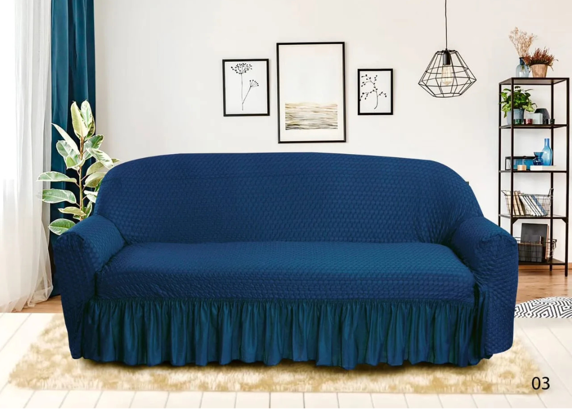 Butterfly Sofa Cover - Blue