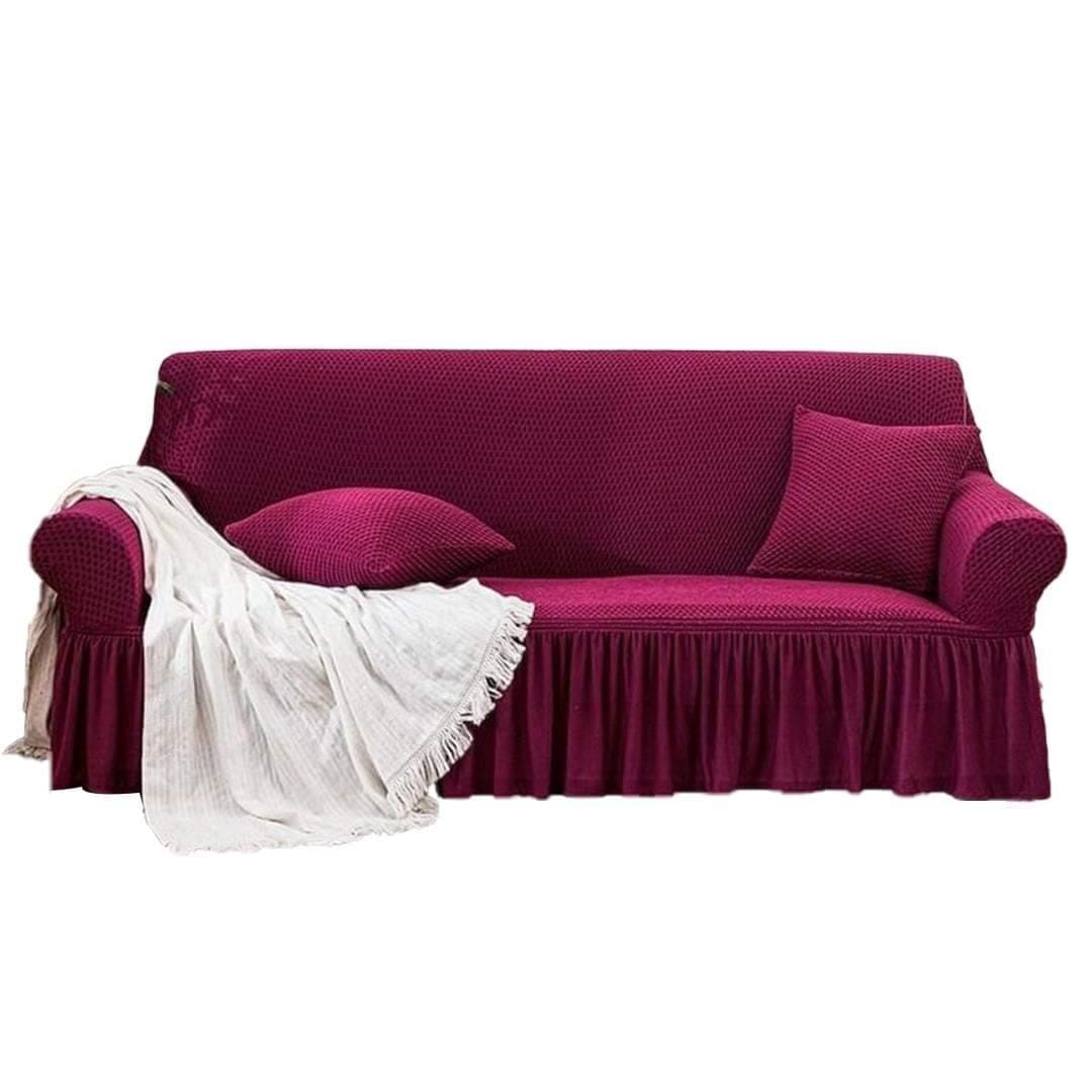 Turkish Style Sofa Covers - Maroon